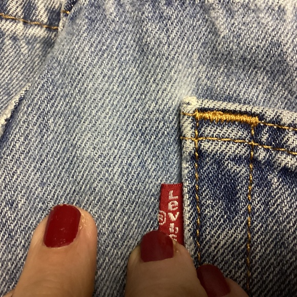 Levi's Straight Jeans size 33 30. Like new VINTAGE RED LABEL LOGO - Picture 4 of 7